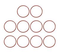 PATIKIL 30Pcs Joint Torique en Silicone 42mm OD 38mm ID 2mm Largeur Rouge | Métrique VMQ Joint d'Étanchéité de Remplacement, pour la Réparation des Vannes de Compresseur de Plomberie