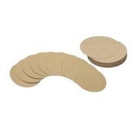 PATIKIL 36 Pièces de Carton Épais en Forme de Cercle de 3 Pouces de Diamètre, Découpées en Forme de Rond en Papier Cartonné pour Décoration de Tableau d'Affichage de Classe, Couleur Kraft