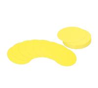 PATIKIL 36 Pièces de Carton Épais en Forme de Cercle de 7,5 Cm de Diamètre, Découpées en Forme de Rond en Papier Cartonné pour Décoration de Tableau d'Affichage de Classe, Couleur Jaune