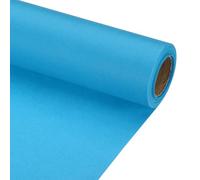 PATIKIL 38cm Papier d'Emballage, 7.6 Mètre Rouleau de Papier Cadeaux 70 GSM pour Décoration Tableau d'Affichage Emballage Cadeau Noël Anniversaire Nouvel An Fête Mère Père, Bleu Clair