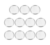 PATIKIL 38mm 1 1/2" Disques Ronds Argentés Pour Reliure, 11 Pcs Disques D'Expansion En Alliage D'Aluminium Anneaux Ronds Pour Reliure Pour Carnet DIY Planificateur