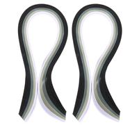 PATIKIL 390 x 7mm Bandes de Papier Quilling Arc-En-Ciel, 200 Pcs Bande de Papier Origami pour Quilling, pour Bricolage, Artisanat de Noël, Dégradé Gris