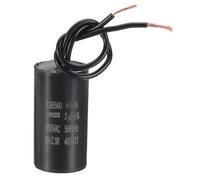 PATIKIL 3uf CBB60 Capaciteur De Marche AC 450V 2 Fils 50/60Hz Noir