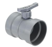 PATIKIL 4.3" Registre de Volume Manuel pour Conduits HVAC, Contrôle Du Débit D'Air, Régulateur de Retour de Flamme Ignifuge en PP pour Système D'Équilibrage de L'Air HVAC, Gris Foncé