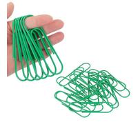 PATIKIL 4 Inch Gros Trombone30PCS Grand Trombone Extra Large Enorme Metal Clips Geant Anti-Rouille Solide Durable En Vrac Mignon pour Accessoires Maison Bureau Marque-PageVert