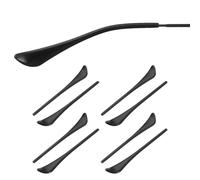 PATIKIL 4 Paires Branches De Lunettes De Remplacement Embouts Antidérapants En Plastique Pour Branches Métalliques Fines Et Rondes De Lunettes Et Lunettes De Soleil 1.4mm Modèle2 Noir