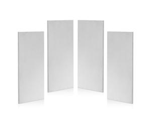 PATIKIL 4 Pcs 1095 Acier pour la Fabrication de Couteaux, 4" x 1-1/2" x 1/8" Barre Plate en Acier Recuit Laminée à Froid pour Tôle Pure de Bricolage Professionnelle et Amateur