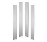 PATIKIL 4 Pcs 80Crv2 Acier pour la Fabrication de Couteaux, 12" x 1-1/2" x 1/8" Barre Plate en Acier Recuit Laminée à Froid pour Tôle Pure de Bricolage Professionnelle et Amateur