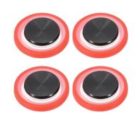 PATIKIL 4 Pcs Joystick De Jeu Mobile, Joystick De Contrôle Tactile En Spirale Givré Avec Boîte De Rangement Pour Smartphone Mobile Et Tablette, Rouge