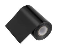 PATIKIL 4"x400pieds Feuille de Papier de Transfert, Rouleau de Papier de Feuille de Marquage à Chaud pour Cuir DIY Logo Décoration Artisanat Emballage Cadeau, Noir