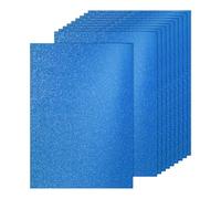 PATIKIL 40 Feuilles de Papier Cartonné Coloré, A4 29.7cm x 21cm 250g Feuilles Brillants Épais pour Artisanat, Loisirs Créatifs, la Fabrication, Arts, Travaux Manuels, Pailleté Bleu Saphir