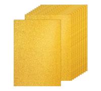 PATIKIL 40 Feuilles de Papier Cartonné Coloré, A4 29.7cm x 21cm 250g Feuilles Brillants Épais pour Artisanat, Loisirs Créatifs, la Fabrication, Arts, Travaux Manuels, Pailleté Or Intense