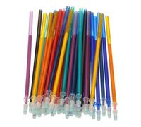 PATIKIL 40 Recharges De Stylos Gel Effaçables, 0.5mm Recharges De Stylos Effaçables À La Chaleur Pour Encre Disparaissant Sur Tissu Stylo De Marquage Pour Tissu Couture, Encre Multicolore