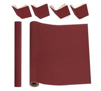PATIKIL 40"x16" Tissu de reliure de livre, Couverture de en lin de réparation de pour d'art de Couture de bricolage, Rouge foncé