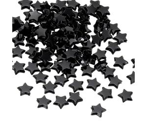 PATIKIL 400 Pièces Perles en Forme d'Étoile en Acrylique pour l'Amitié Noir