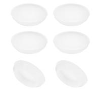 PATIKIL 40mm Diamètre Silicone Rond Snap, 6 Pièces en Type Verrouillage Mobilier Trou Bouchon Bouton Protecteur Couvercle Tête Convient pour Trou de 40mm, Translucide