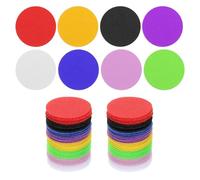 PATIKIL 40Pcs Maruqesde Tapis pour la Classe, Marqueurs de Sol en Petits Cercles de 2 Pouces pour Enseignants de Maternelle et d'École Élémentaire, Fournitures Multicolores