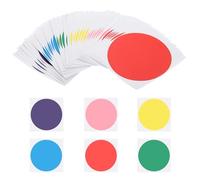 PATIKIL 42 Pièces Autocollants de Sol de 6 Pouces Multicolores | pour La Décoration de Classe, Points Adhésifs Autocollants pour Les Enseignants de Maternelle et de Première Année