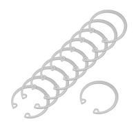 PATIKIL 42mm ID Anneaux De Retenue Internes, 10 Pcs E-Clip Anneau De Retenue 304 Acier Inoxydable Circlip Interne pour Automobile Valve Equipment Bearings