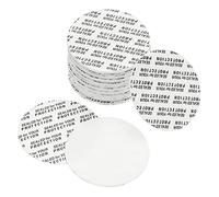 PATIKIL 43mm/1.69" Mousse Revêtement Couvercle, 100 Paquet PS Mousse Résistant Effraction Pression Sensible Sceau pour Bouteille Capuchon Revêtements Joints