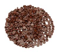 PATIKIL 455 Pcs Blocs Plats en Vrac, 1x1 Tuiles Rondes Brunes Classiques Surface Lisse Mini Accessoires De Construction Blocs Compatibles Kits De Briques pour Construire