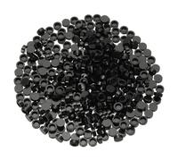 PATIKIL 455 Pcs Blocs Plats en Vrac, 1x1 Tuiles Rondes Noires Classiques Surface Lisse Mini Accessoires De Construction Briques Compatibles Kits pour Construire Sols