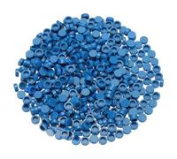 PATIKIL 455 Pièces Blocs Plats en Vrac, 1x1 Tuiles Rondes Bleues Classiques Surface Lisse Mini Accessoires De Construction Briques Compatibles Kits pour Construire