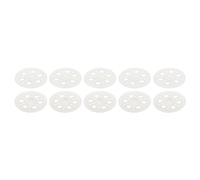 PATIKIL 46mm Polypropylène Rondelles, 200 Paquet Charge Écartement Plat Plastique Rondelles pour Fixation Mur Plafond Isolation Panneau Mousse Panneaux Tôles, Blanc