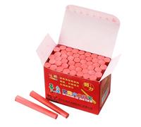 PATIKIL 48 PC Craie Pour Tableau Noir, Craie Sans Poussière Petit Lot Colorée Fine Pour Tableau Noir Salle De dultes Intérieur Fournitures De Bureau Maison, Rouge