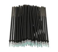 PATIKIL 48 Recharges De Stylos Gel Effaçables, 0.5mm Recharges De Stylos Effaçables À La Chaleur Pour Encre Disparaissant Sur Tissu Stylo Marqueur Pour Tissu Pour Couture, Encre Noire