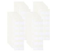 PATIKIL 480 Pcs Onglets Adhésifs Transparents Marque-Pages Moyens Blanc | Transparents, Étiquettes Autocollantes pour Carnets de Bureau Dossiers Livres Comptables