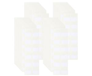 PATIKIL 480 Pcs Onglets Adhésifs Transparents Marque-Pages Moyens Blanc | Transparents, Étiquettes Autocollantes pour Carnets de Bureau Dossiers Livres Comptables