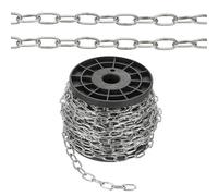 PATIKIL 49.2ft Chaîne en Acier Inoxydable SUS304, 2mm Maillon De Chaîne Métallique 15 Métre Petit Usage Léger pour Maison Extérieur Camping Suspendu Animal Plante, Argent