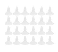 PATIKIL 4mm PCB Espaceur, Paquet de 50 Rond Tête Clou Forme PCB Isolé Carte Carte Mère Écarteurs Plastique Pied Support Matériel Outil, Blanc