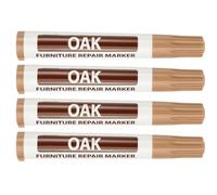 PATIKIL 4Pcs Marqueurs Pour Meubles De Retouche, Kit De Réparation De Meubles Marqueurs Pour Bois Pour Rayures Trous De Plancher En Bois Tables, Oak Wood