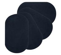 PATIKIL 4pcs Thermocollant Correctifs 7x4 pouce Foncé Bleu | Coude Genou Velours Correctifs Réparation Correctifs Trousse pour Vêtements Pantalons Chemises Vestes Raccommodage