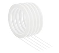 PATIKIL 5 Pack Ruban Pour Tableau Blanc, 4mm 3/32" Largeur Ruban Artistique Ruban Fin Pour Graphique Grille Dessin Marquage Electrique, Blanc