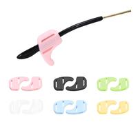 PATIKIL 5 Paire Attache Lunettes En Silicone, Anti-Dérapant Crochet Oreille Lunettes Doux Élastique Support Lunettes Pour Lunettes De Soleil Sport Étude, Multicolore