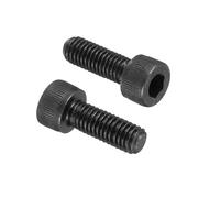 PATIKIL 50 Pcs M5 x 16 mm Vis À Tête Hexagonale Creuse, Boulons En Acier Au Carbone Grade 12.9, Vis À Entraînement Hexagonal, façonnage Noir, Filetage Complet