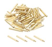 PATIKIL 50 Pièces Écrous Spacer Filetés Mâle À Femelle M3 x 30mm + 6mm Entretoises Hexagonales En Laiton Pour Carte Mère PCB Drone Quadcopter Projets Électroniques Circuit Imprimé