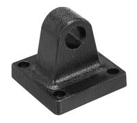 PATIKIL 50 x 50 x 47 mm Air Cylindre Bride Tige Pivot Chape Support de montage pneumatique Pièces de montage arrière, Noir