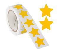 PATIKIL 500 Pcs Rouleau D'Autocollants Étoiles 3/4" Jaune