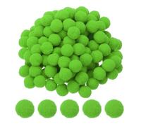 PATIKIL 500 Pièces Pompons Loisirs Creatifs, 1.5cm Diamètre Pompoms Artisanales Rondes Petits en Polyester, Boules Pelucheuses en Haute Élasticité pour Guirlandes, Franges, Vert Fruit
