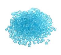 PATIKIL 500pcs Lueur Roches 8-10mm Lueur Cailloux Décoration dans Le Foncé Lumineux Pierres Décoration Bricolage Décoratif Ciel Bleu pour Jardin, Plante en Pot, Réservoir à Poisson