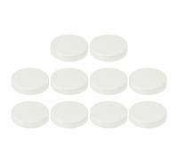 PATIKIL 50mm ID PVC Tuyau Extrémité Capuchon Raccord, 10 pcs Meubles Grade Prise Couplage Prise Adaptateur pour DIY, Jardin, Blanc