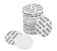 PATIKIL 50Pcs Joints En Mousse Pour Couvercle, 31mm Joints En PS Adhésifs Ronds Sensibles À La Pression Résistants À La Falsification Pour Protection Des Couvercles En Plastique Verre
