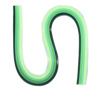 PATIKIL 540 x 10mm Bandes de Papier Quilling Arc-En-Ciel, 120 Pcs Bande de Papier Origami pour Quilling, pour Bricolage, Artisanat de Noël, Dégradé Vert