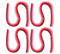 PATIKIL 540 x 3mm Bandes de Papier Quilling Arc-En-Ciel, 480 Pcs Bande de Papier Origami pour Quilling, pour Bricolage, Artisanat de Noël, Dégradé Rouge