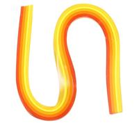 PATIKIL 540 x 5mm Bandes de Papier Quilling Arc-En-Ciel, 120 Pcs Bande de Papier Origami pour Quilling, pour Bricolage, Artisanat de Noël, Dégradé Jaune