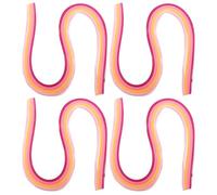 PATIKIL 540 x 5mm Bandes de Papier Quilling Arc-En-Ciel, 480 Pcs Bande de Papier Origami pour Quilling, pour Bricolage, Artisanat de Noël, Dégradé Rose